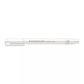   Dekormarker, 1-2 mm, kúpos, STAEDTLER "8323", fehér