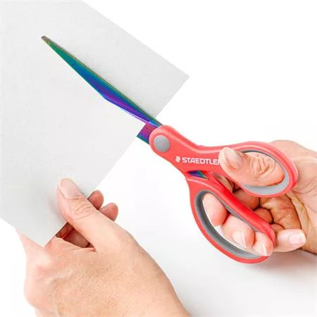 Olló, általános, 21 cm, STAEDTLER "Norix® 965", vegyes színek