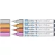 Akrilmarker készlet, 0,8 mm, SCHNEIDER "Paint-It 010", 4 különböző metálszín