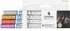 Akrilmarker készlet, 2 mm, SCHNEIDER "Paint-It 011", 4 különböző metálszín
