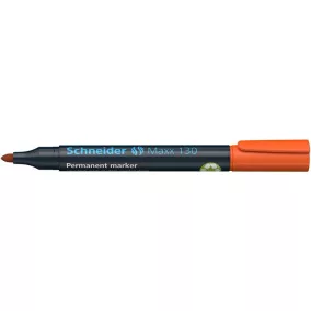   Alkoholos marker, 1-3 mm, kúpos, SCHNEIDER "Maxx 130", narancssárga