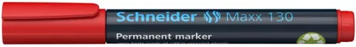 Alkoholos marker, 1-3 mm, kúpos, SCHNEIDER "Maxx 130", piros
