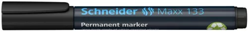 Alkoholos marker, 1-4 mm, vágott, SCHNEIDER "Maxx 133", fekete