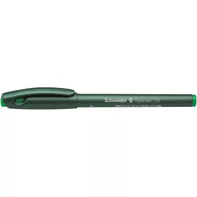 Filctoll, 0,8 mm, SCHNEIDER "Topwriter 157", zöld