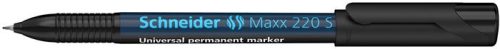 Alkoholos marker, OHP, 0,4 mm, SCHNEIDER "Maxx 220 S", fekete