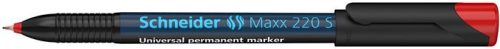 Alkoholos marker, OHP, 0,4 mm, SCHNEIDER "Maxx 220 S", piros