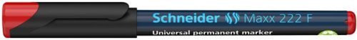 Alkoholos marker, OHP, 0,7 mm, SCHNEIDER "Maxx 222 F", piros