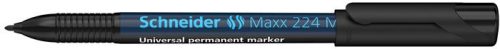 Alkoholos marker, OHP, 1 mm, SCHNEIDER "Maxx 224 M", fekete