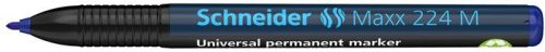 Alkoholos marker, OHP, 1 mm, SCHNEIDER "Maxx 224 M", kék