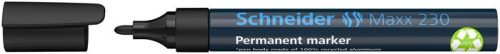 Alkoholos marker, 1-3 mm, fémházas, SCHNEIDER "Maxx 230", fekete