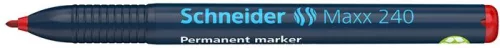 Alkoholos marker, 1-2 mm, kúpos, SCHNEIDER "Maxx 240", piros