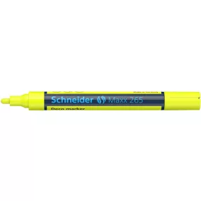 Krétamarker, 2-3 mm, SCHNEIDER "Maxx 265", sárga