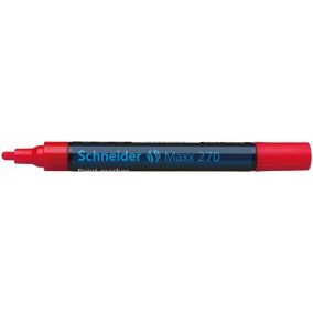 Lakkmarker, 1-3 mm, SCHNEIDER "Maxx 270", piros