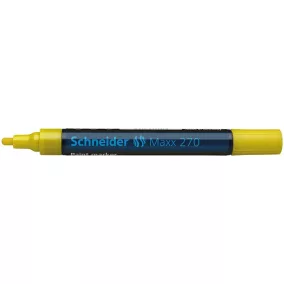 Lakkmarker, 1-3 mm, SCHNEIDER "Maxx 270", sárga