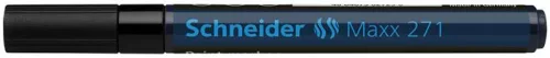 Lakkmarker, 1-2 mm, SCHNEIDER "Maxx 271", fekete