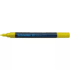 Lakkmarker, 1-2 mm, SCHNEIDER "Maxx 271", sárga