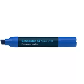   Alkoholos marker, 4-12 mm, vágott, SCHNEIDER "Maxx 280", kék