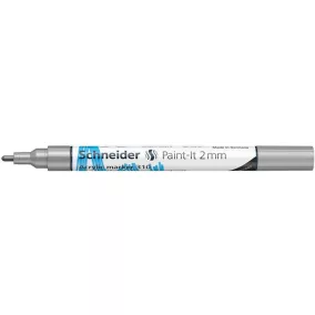   Dekormarker, akril, 2 mm, SCHNEIDER "Paint-It 310", ezüst