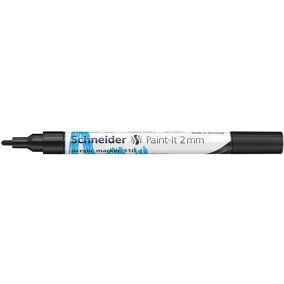   Dekormarker, akril, 2 mm, SCHNEIDER "Paint-It 310", fekete