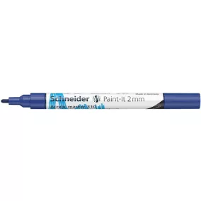   Dekormarker, akril, 2 mm, SCHNEIDER "Paint-It 310", kék