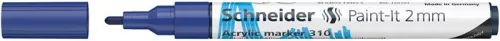 Dekormarker, akril, 2 mm, SCHNEIDER "Paint-It 310", kék