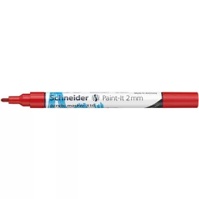   Dekormarker, akril, 2 mm, SCHNEIDER "Paint-It 310", piros