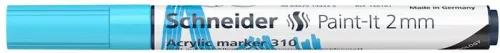 Dekormarker, akril, 2 mm, SCHNEIDER "Paint-It 310", pasztellkék
