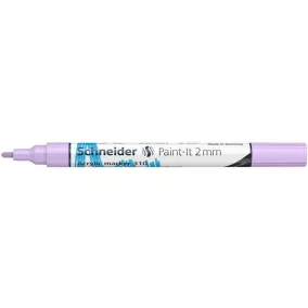   Dekormarker, akril, 2 mm, SCHNEIDER "Paint-It 310", pasztell-lila