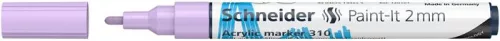 Dekormarker, akril, 2 mm, SCHNEIDER "Paint-It 310", pasztell-lila