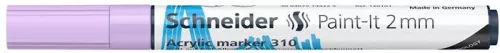 Dekormarker, akril, 2 mm, SCHNEIDER "Paint-It 310", pasztell-lila