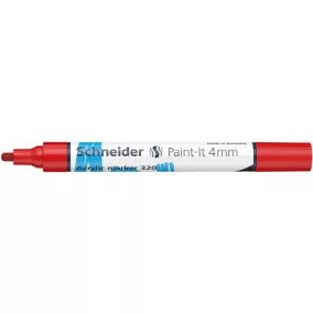   Dekormarker, akril, 4 mm, SCHNEIDER "Paint-It 320", piros