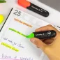   Szövegkiemelő készlet, 1-5 mm, SCHNEIDER "Job 150", 6 különböző szín