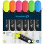   Szövegkiemelő készlet, 1-5 mm, SCHNEIDER "Job 150", 6 különböző szín