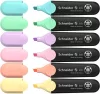 Szövegkiemelő készlet, 1-5 mm, SCHNEIDER "Job Pastel", 6 különböző pasztell szín