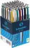 Golyóstoll, 0,5 mm, nyomógombos, vegyes tolltest, SCHNEIDER "K15", kék
