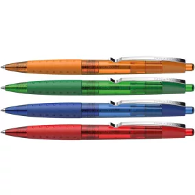   Golyóstoll, 0,5 mm, nyomógombos, SCHNEIDER "Loox", kék