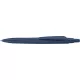 Golyóstoll, 0,5 mm, nyomógombos, sötétkék színű tolltest, SCHNEIDER "Reco", kék