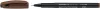 Tűfilc, 0,4 mm, SCHNEIDER "Topliner 967", barna