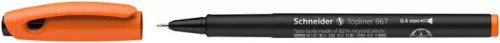 Tűfilc, 0,4 mm, SCHNEIDER "Topliner 967", narancssárga