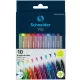 Golyóstoll készlet, 0,5 mm, kupakos, SCHNEIDER "Vizz", vegyes színek