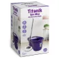   Titanik Spin Mop forgófejes felmosó szett 19 liter (vödör nyél mop)