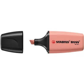   Szövegkiemelő, 1-4 mm, STABILO "Boss Mini Nature vibes", vörösbarna