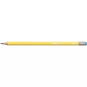   Grafitceruza radírral, HB, hatszögletű, STABILO "Pencil 160", sárga