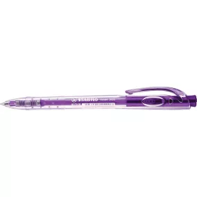   Golyóstoll, 0,38 mm, nyomógombos, STABILO "Liner 308", lila