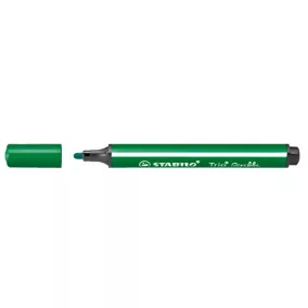   Filctoll, 1,5-2 mm, rugós hegy, STABILO "Trio Scribbi", zöld