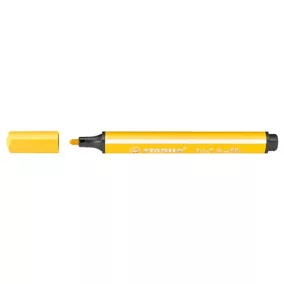   Filctoll, 1,5-2 mm, rugós hegy, STABILO "Trio Scribbi", sárga