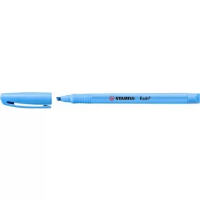 Szövegkiemelő, 1-3,5 mm, STABILO "Flash", kék