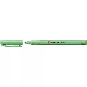 Szövegkiemelő, 1-3,5 mm, STABILO "Flash", zöld