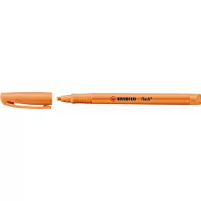   Szövegkiemelő, 1-3,5 mm, STABILO "Flash", narancssárga