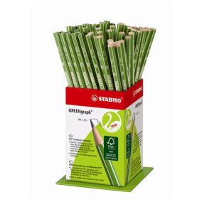   Grafitceruza display, HB, hatszögletű, STABILO "Greengraph"